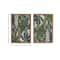 25" Green & Brown Wood Boho Palm Wall Decor, 2ct.